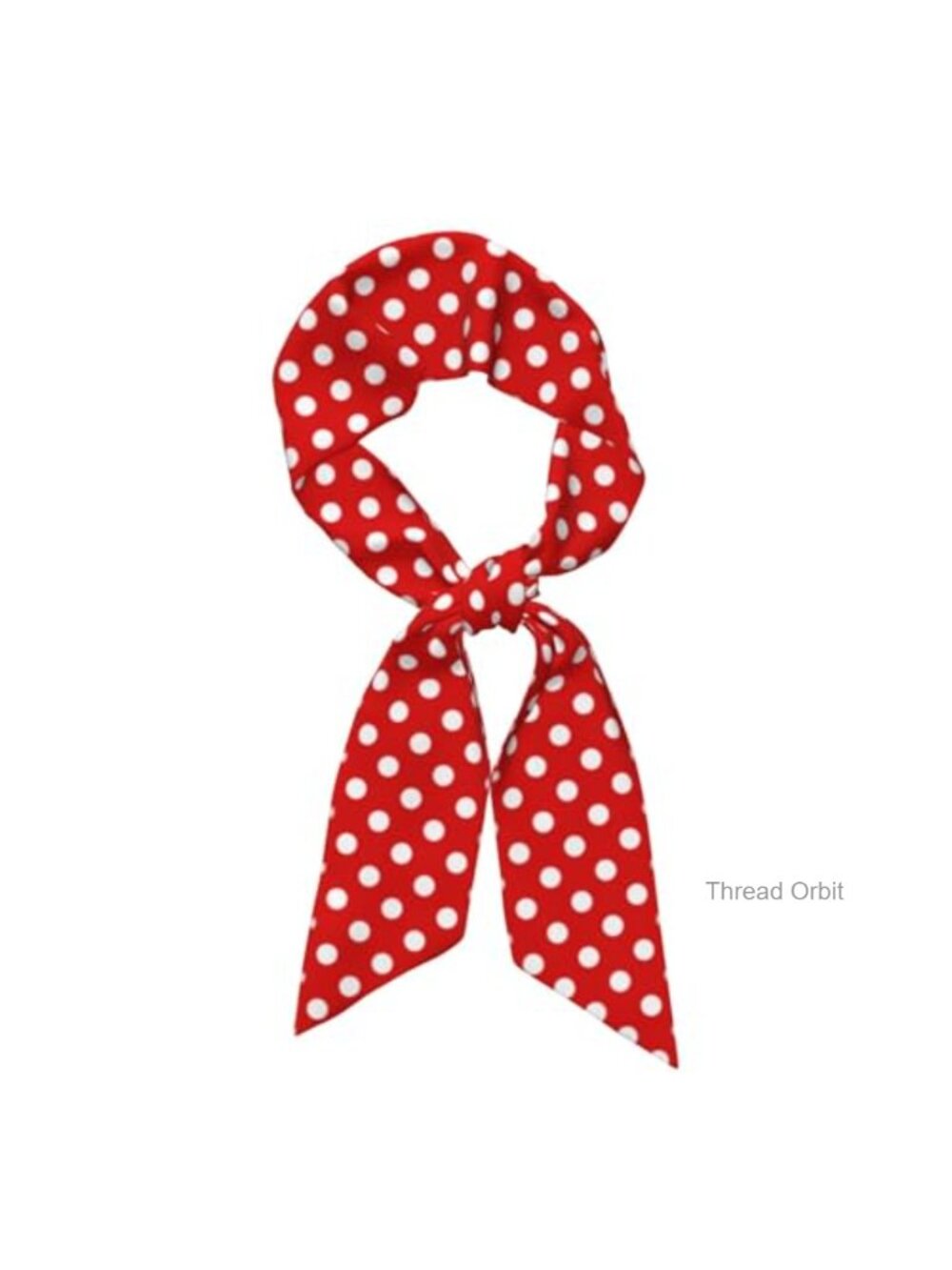 Satin Neck Scarf Silky Smooth Long Thin Hair Headband Wrap